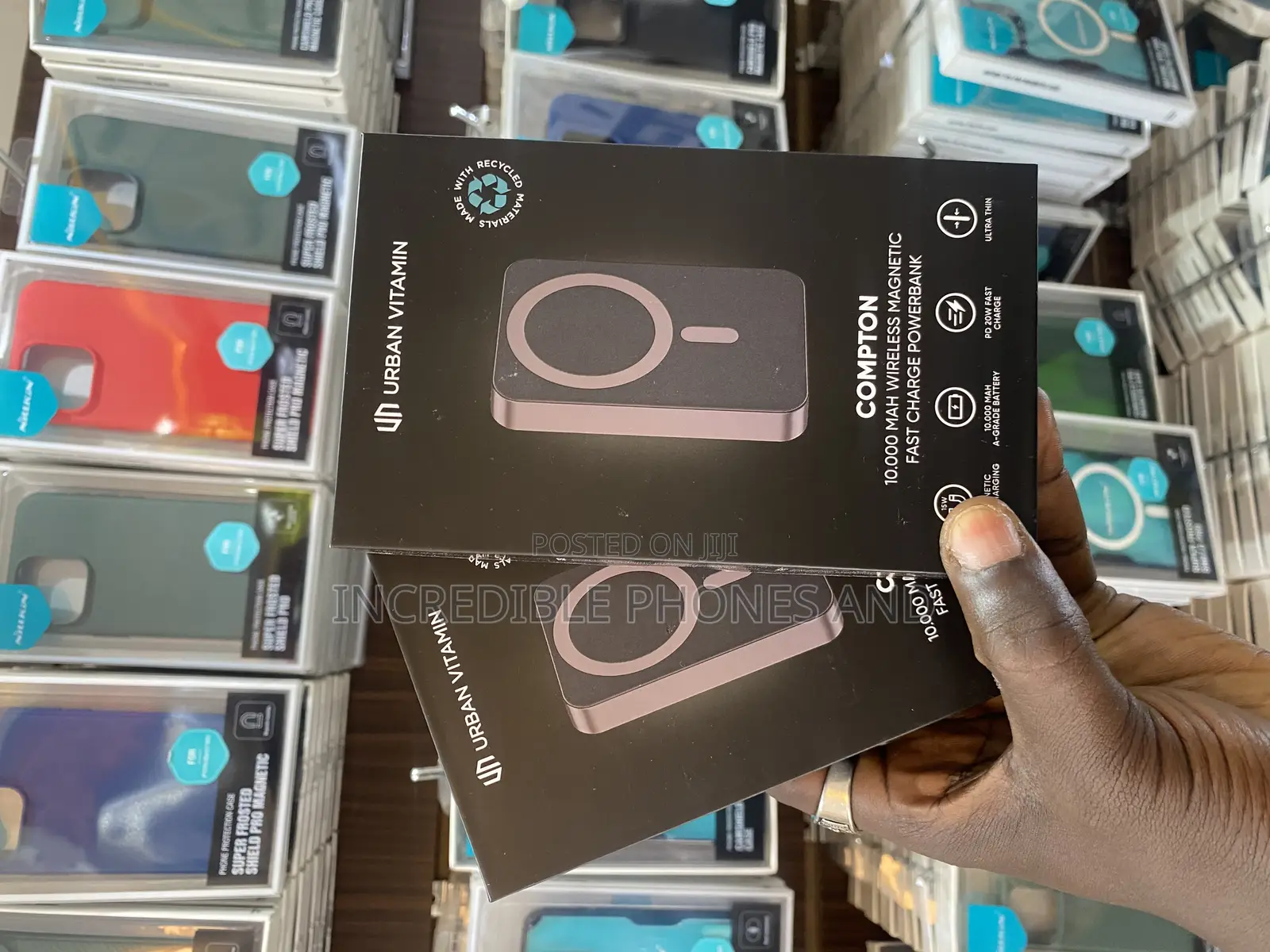 Compton 10.000 Mah Wireless Magnetic Fast Charge Powerbank