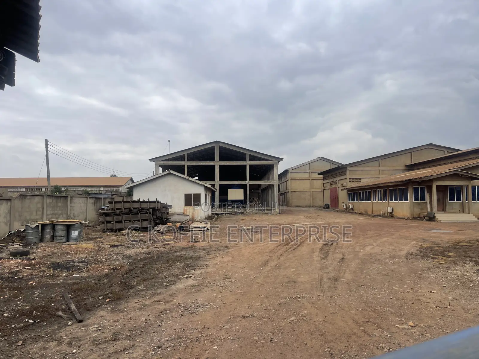 3accers Land + 10,000 SQM for Sale at Tema Industrial Area