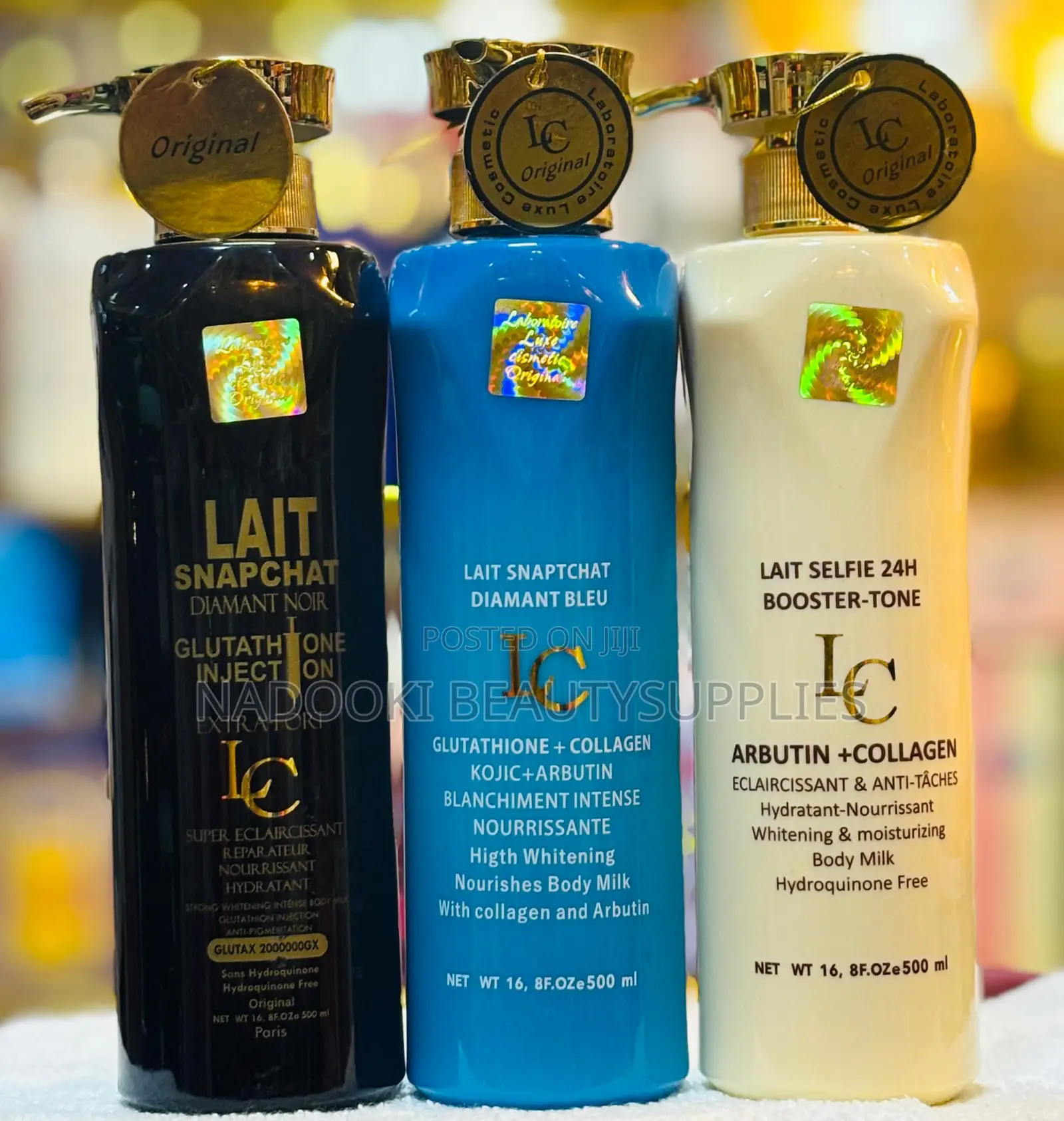 Lait Snapchat Glutathione + Collagen Body Lotion