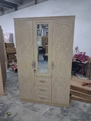 Imported 3doors Wooden Wardrobe