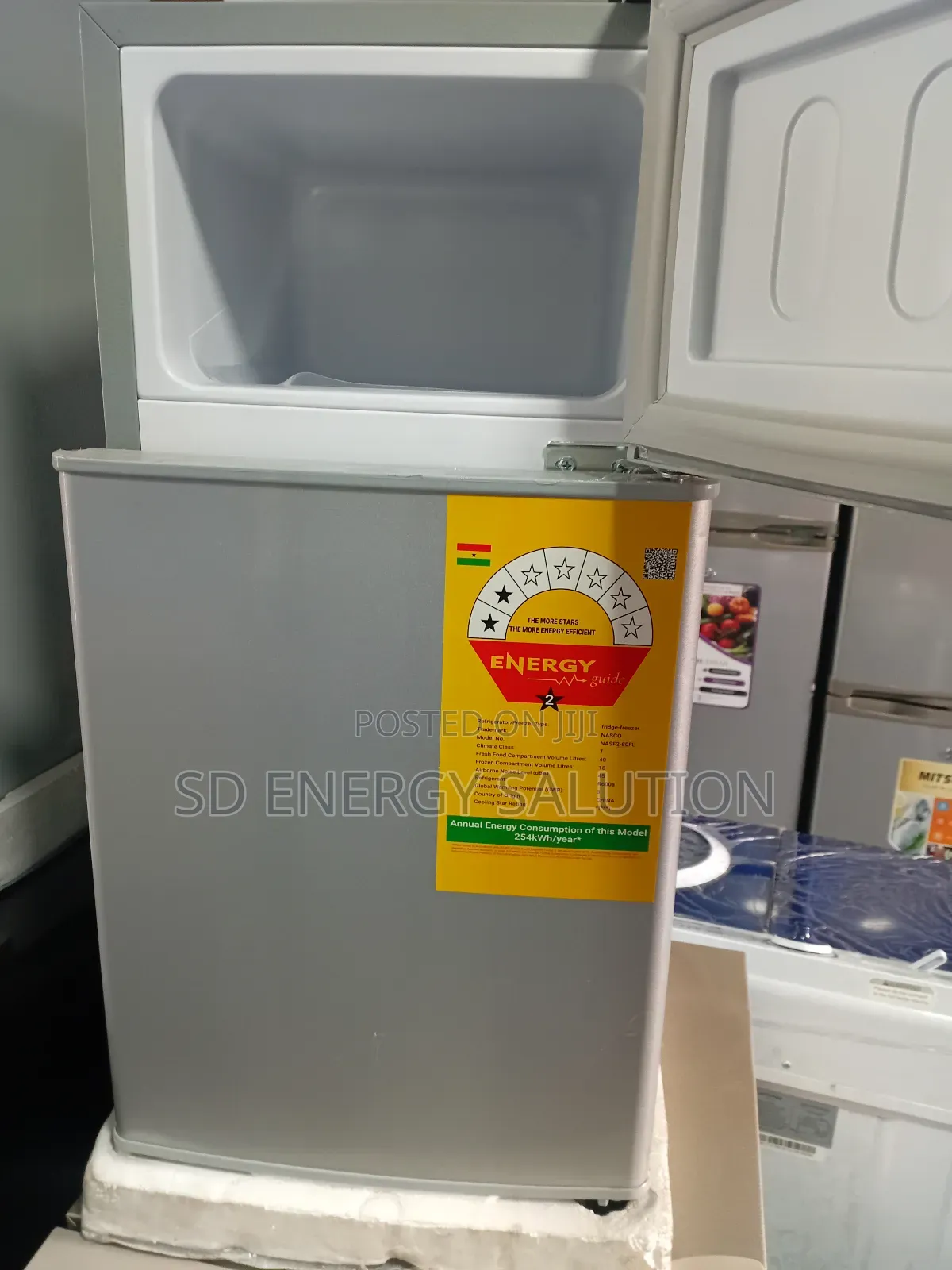 Contented Nasco Freezer Fridge 80 Litres Fridge Nasco