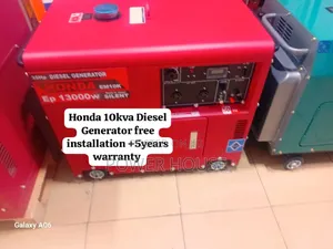 Power Finisher Honda Diesel Generator 10kva Silent
