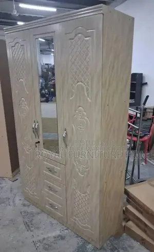 Imported 3doors Wooden Wardrobe