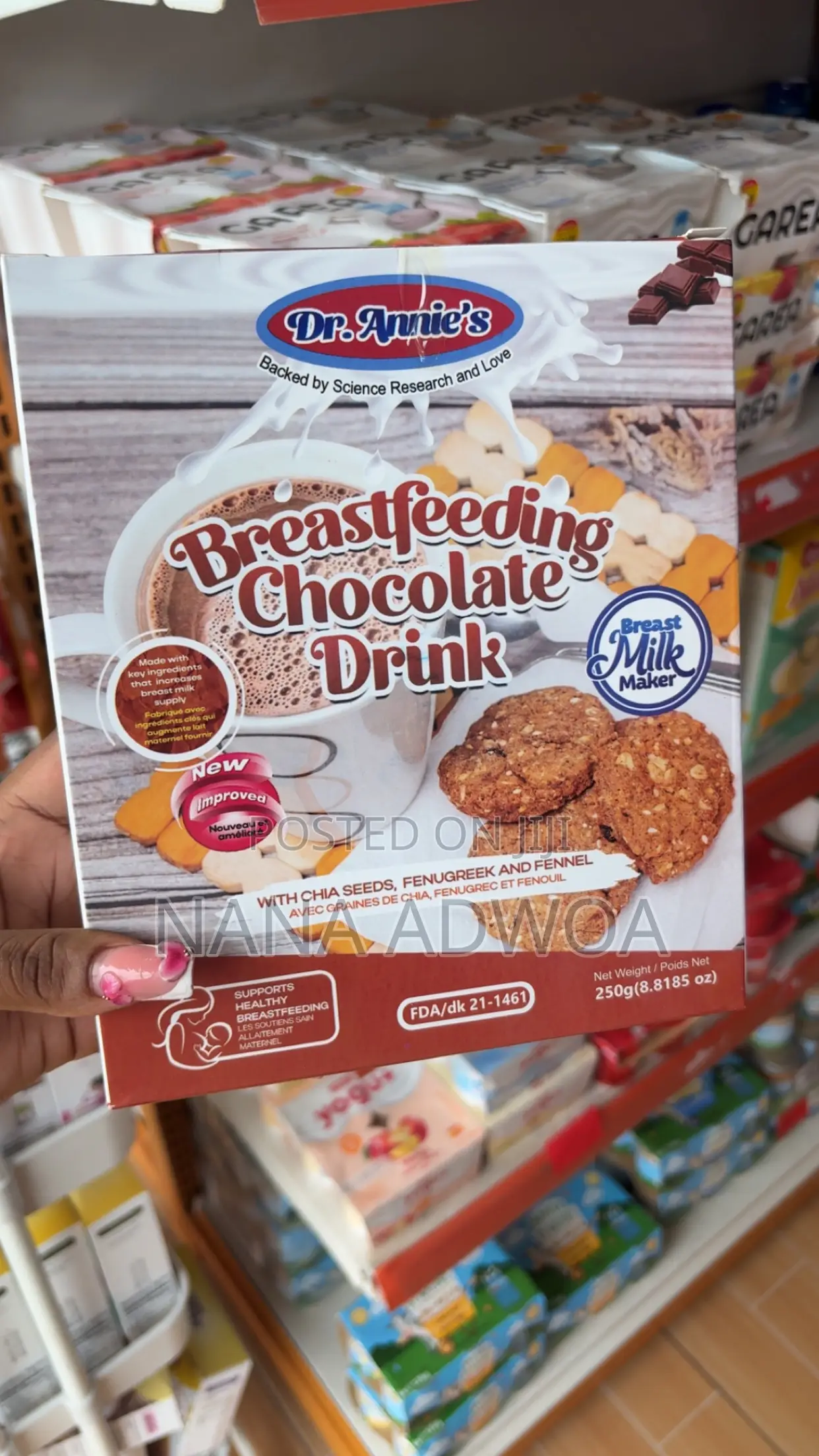 Dr Annies Breastfeeding Chocolate Drink