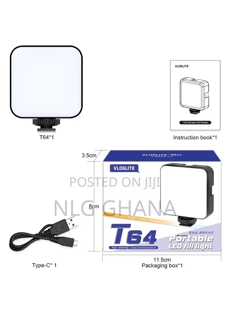 1200mah Portable Cell Phone Video Fill Light. Tvx24575