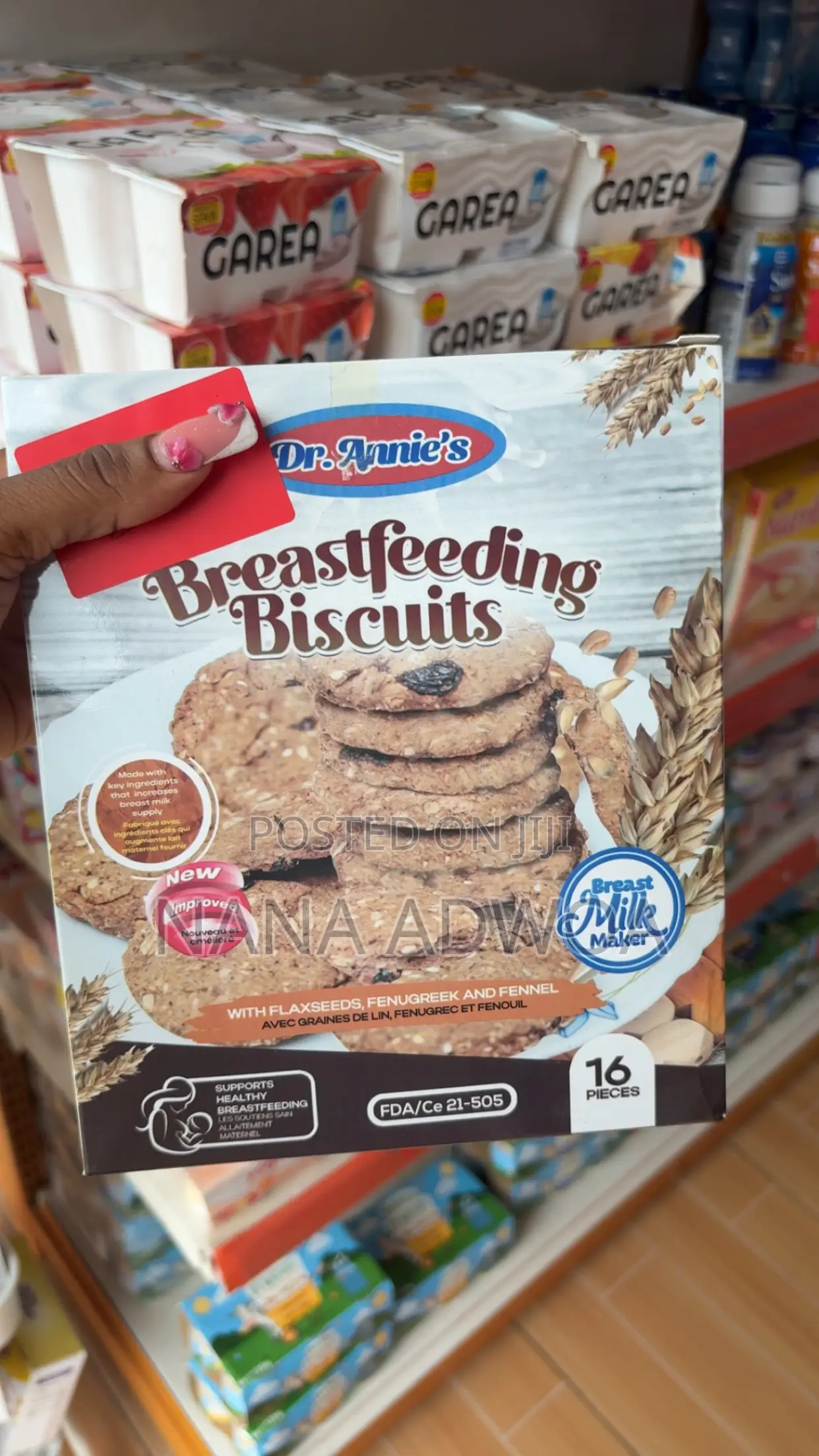 Dr Annies Breastfeeding Biscuits