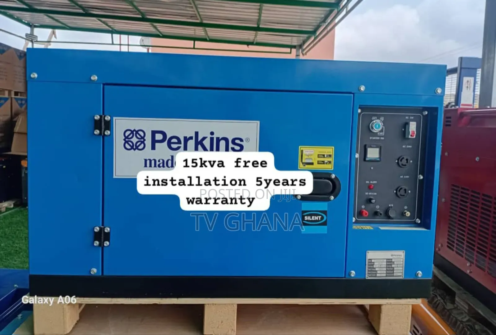 Always There Always on Perkins 15kva 16500watt Diesel Silent