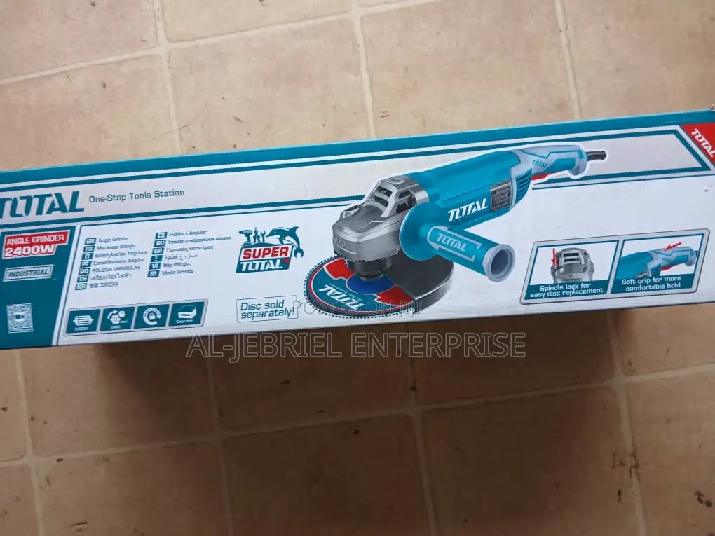 Total 2400w Angle Grinder 9”