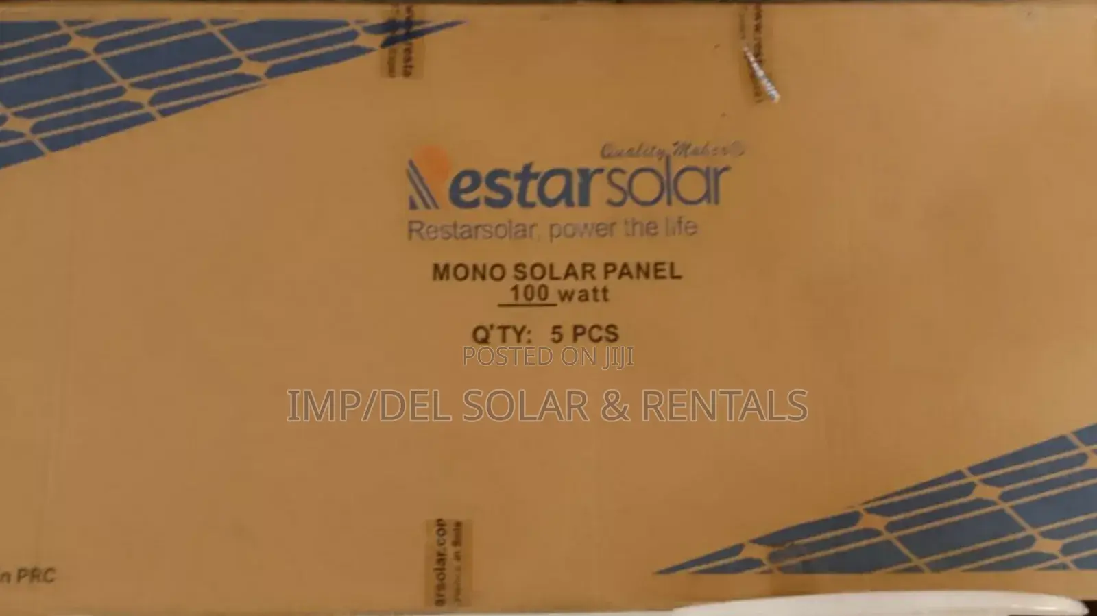 100w Mono Solar Panel
