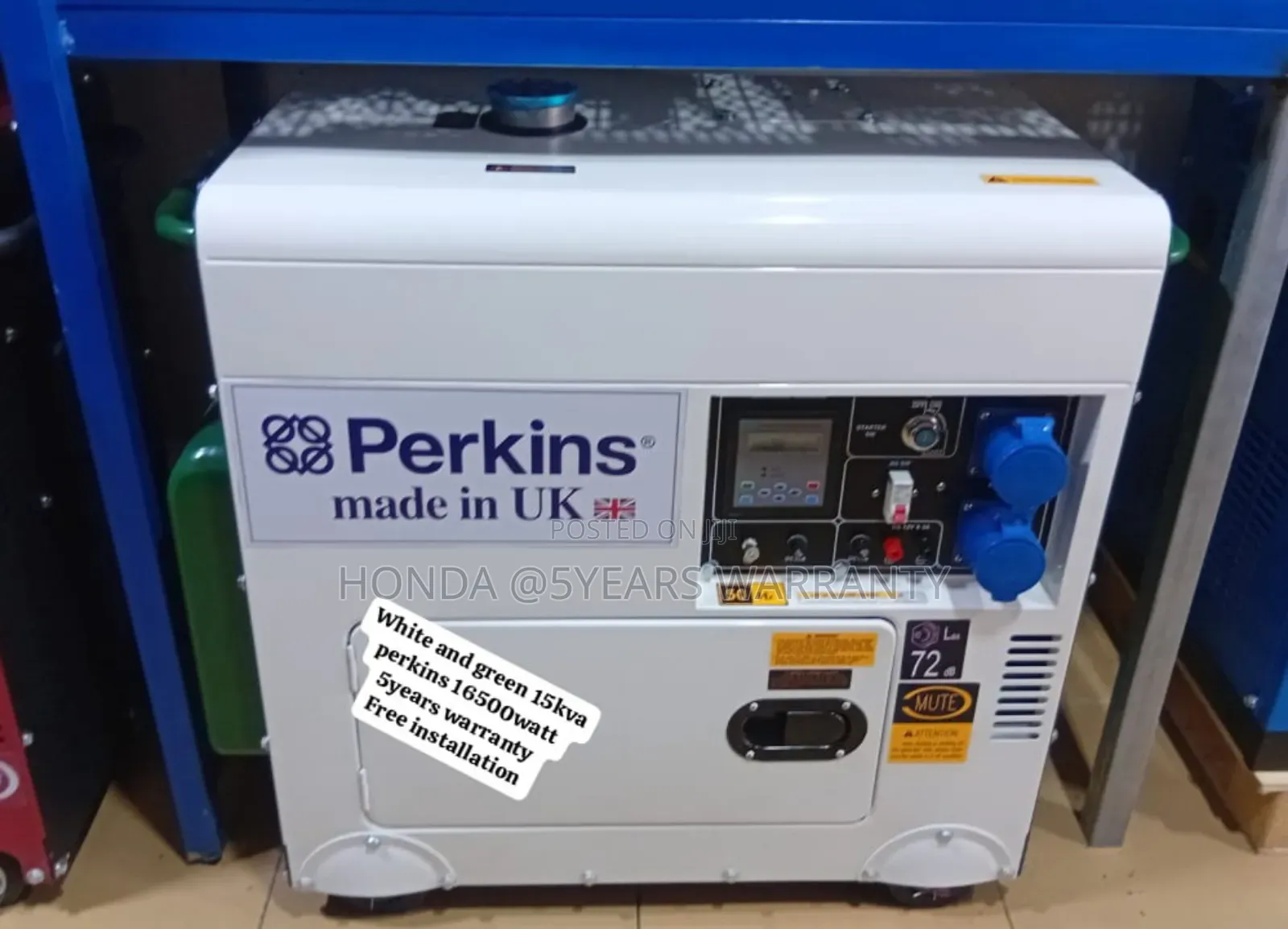 Generator Geniuses Perkins 15kva 16500watt Diesel 15kva