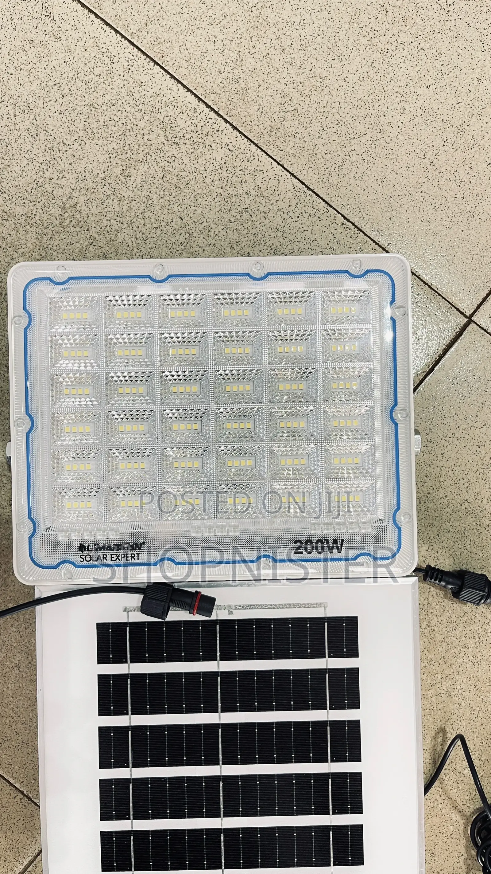 200w Super Bright Solar Flood Light With Separate Panel