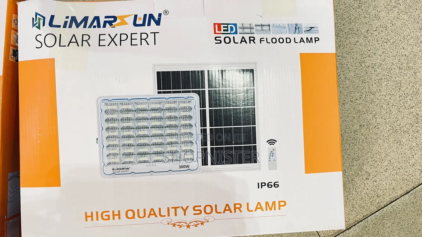 200w Super Bright Solar Flood Light With Separate Panel