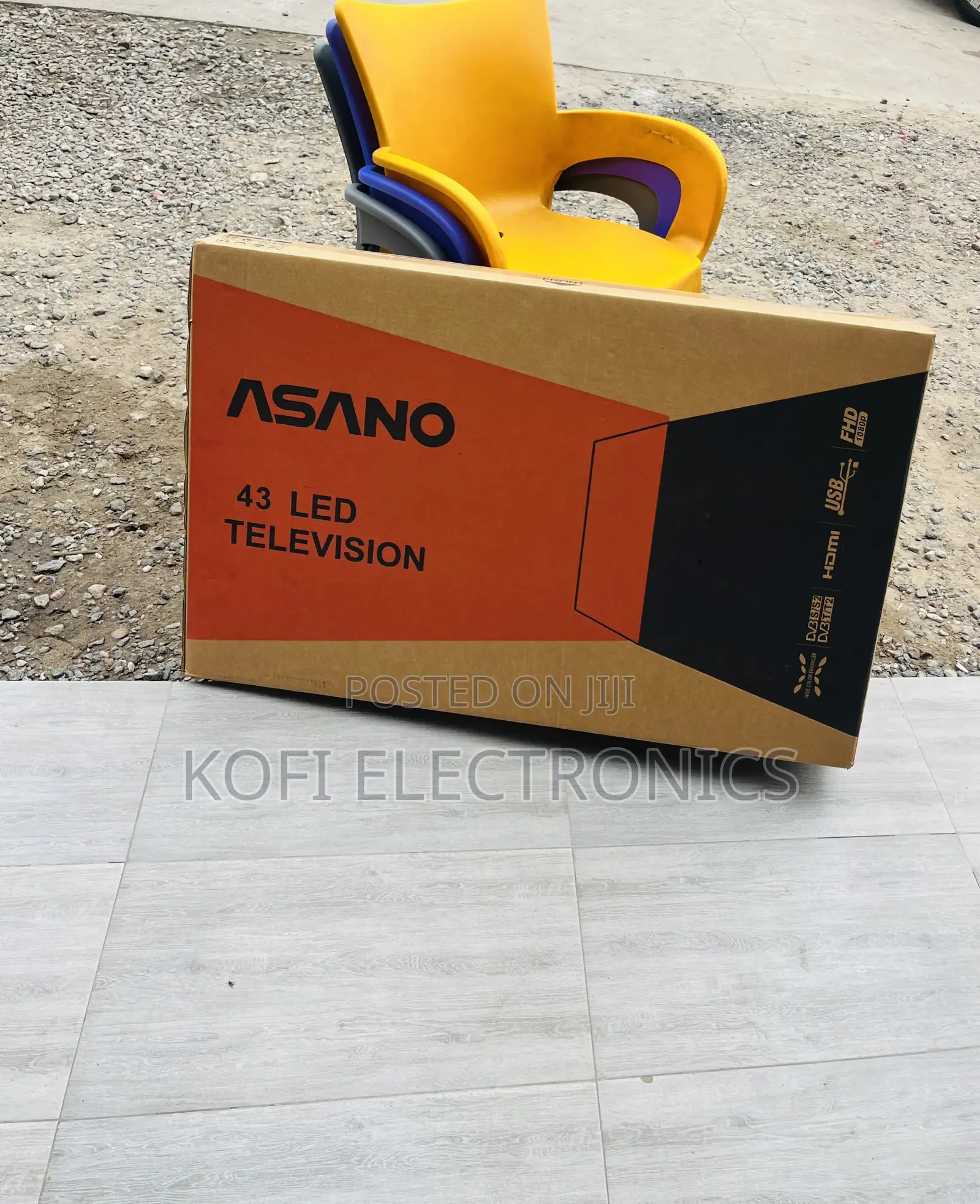 Fresh in Box Asano 43 Inch Digital Satellite Television