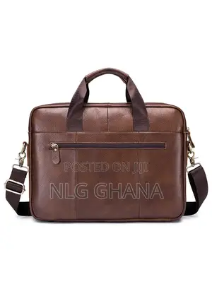 Top-Layer Cowhide Leather Laptop Handbag Shoulder. Tvx24664