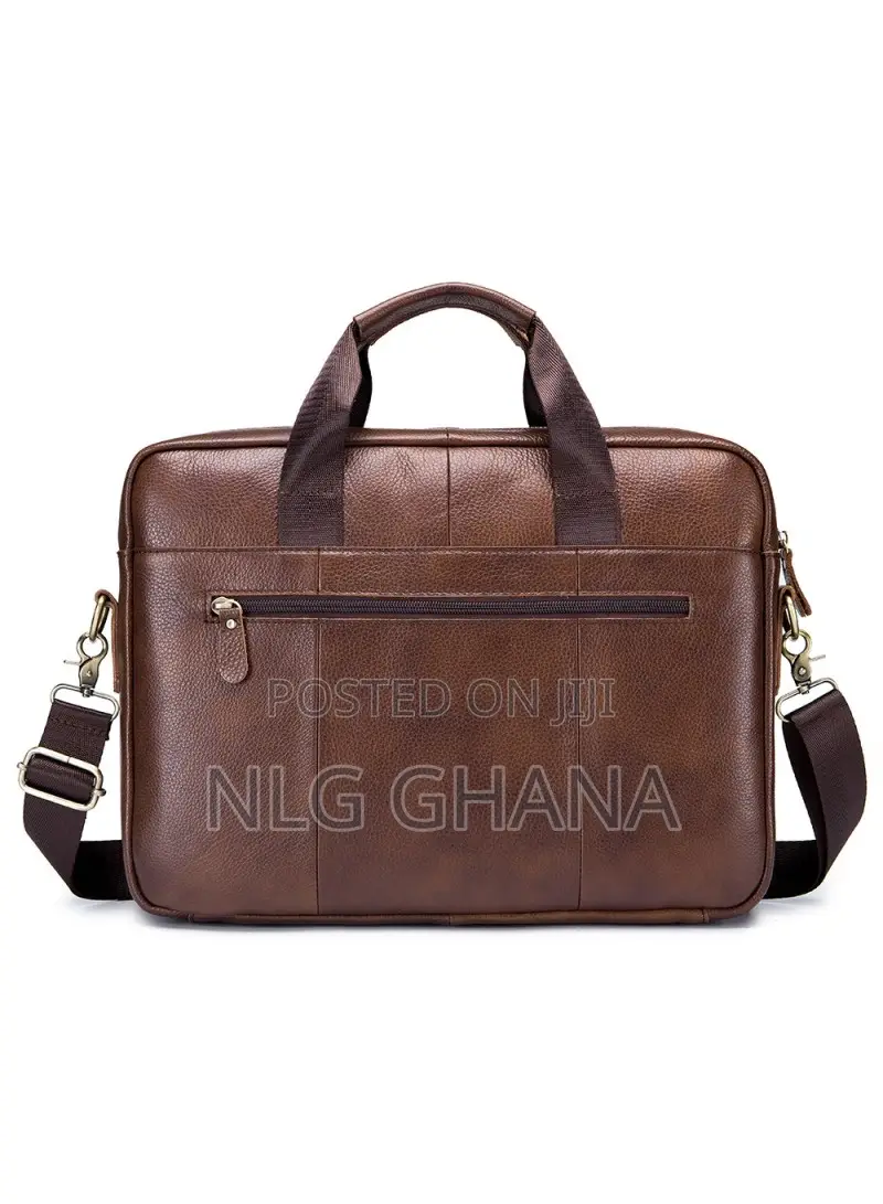 Top-Layer Cowhide Leather Laptop Handbag Shoulder. Tvx24664