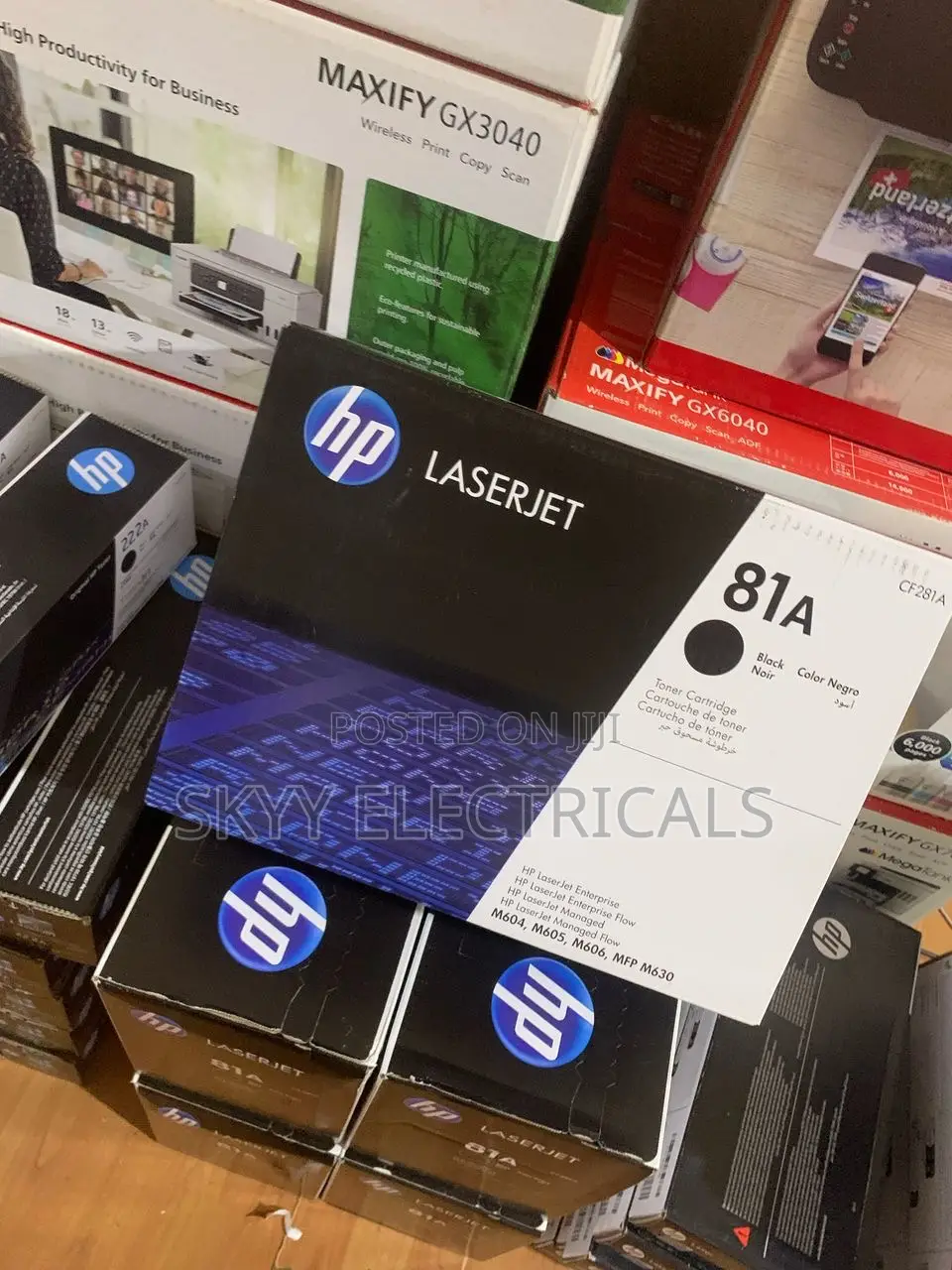 Original Hp 81a Black White Toner