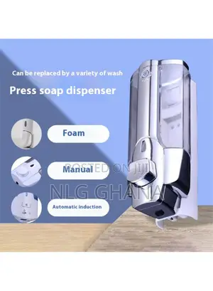 Wall Mounted Hand Soap Dispenser 350ml Shower Pump. Tvx26468