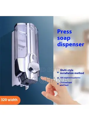 Wall Mounted Hand Soap Dispenser 350ml Shower Pump. Tvx26468