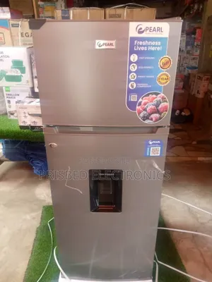 Pearl Durable Double Door Fridge With Dispenser 204 Litres