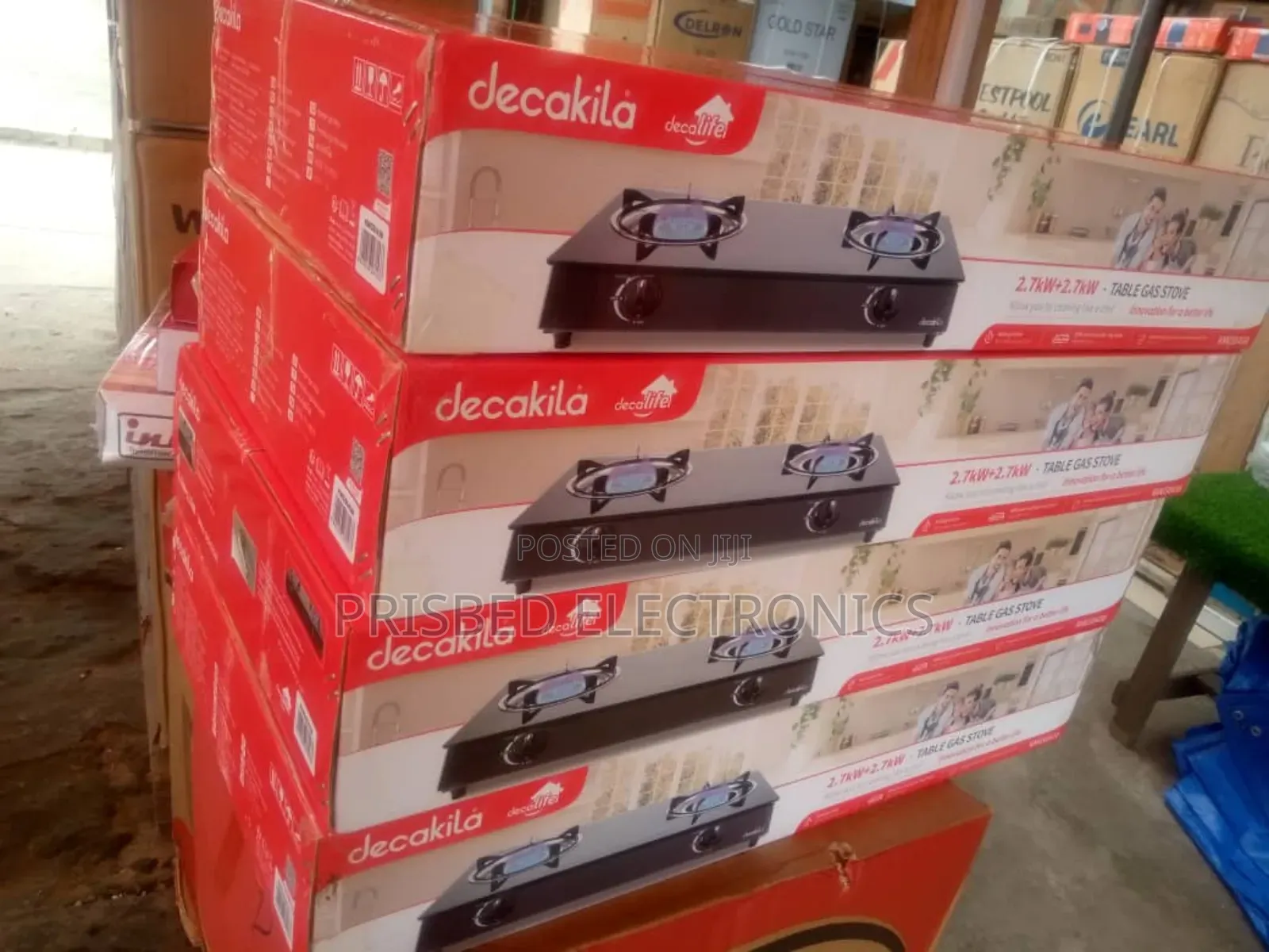 Decakila 2burner Glass Gas Stove
