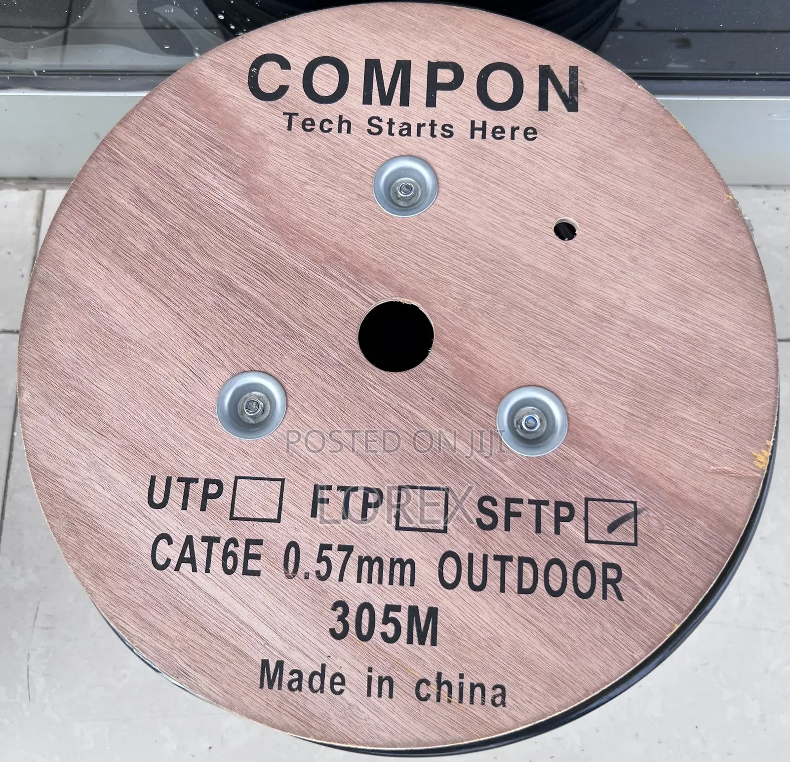 Compon Network Cable Cat6 305m Dual Coated Shielded