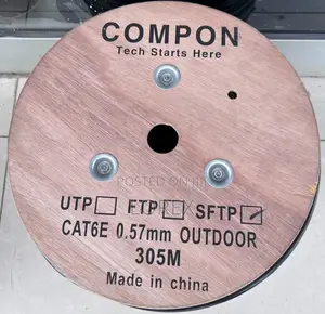 Compon Network Cable Cat6 305m Dual Coated Shielded