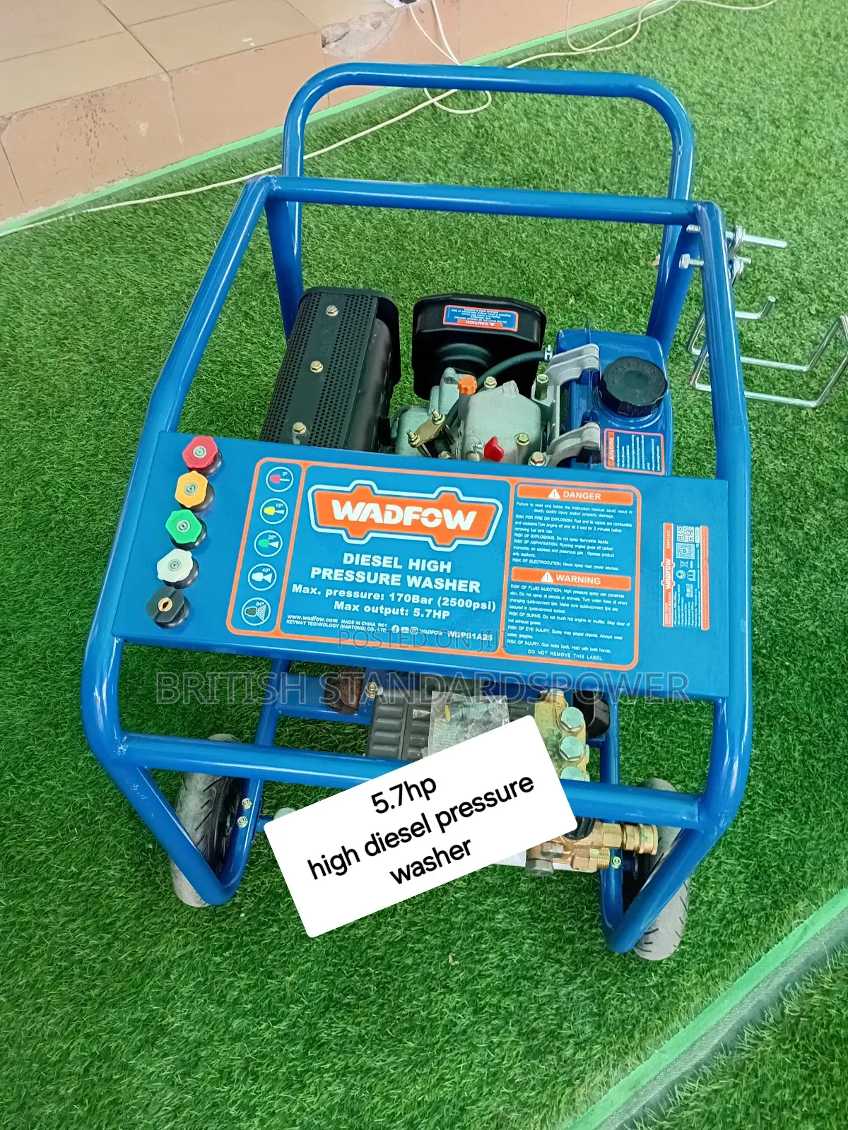Heavy Duty Diesel Pressure Washer With 5.6hp