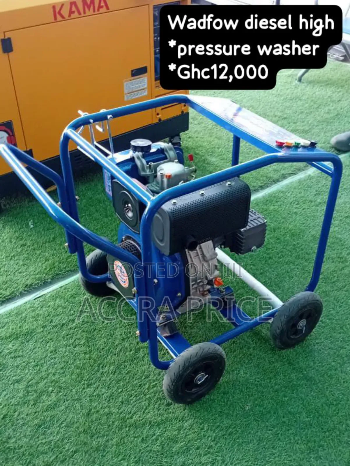 Perfected Power to Clean Wadfow Diesel High Pressure Washer