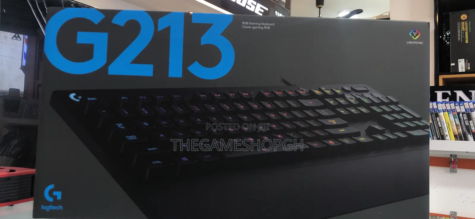 Logitech G213 Prodigy RGB Gaming Keyboard
