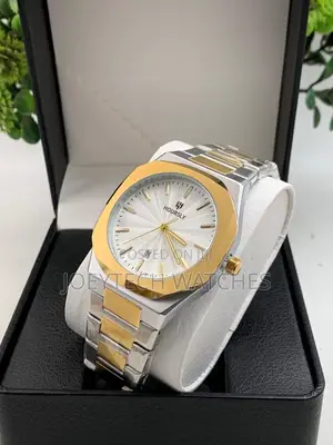 Silver And Gold Hoursly Stainless Steel Watch