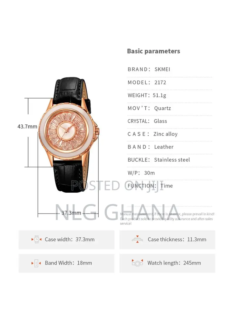 Skmei 2172 Stylish Women Quartz Watch. Tvx21865