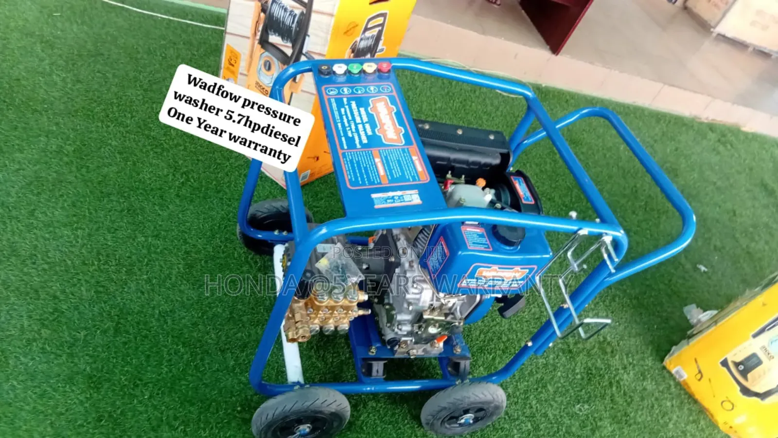 Deep Clean Wadfow High Pressure Washer 5.7hp Diesel 5.7hp