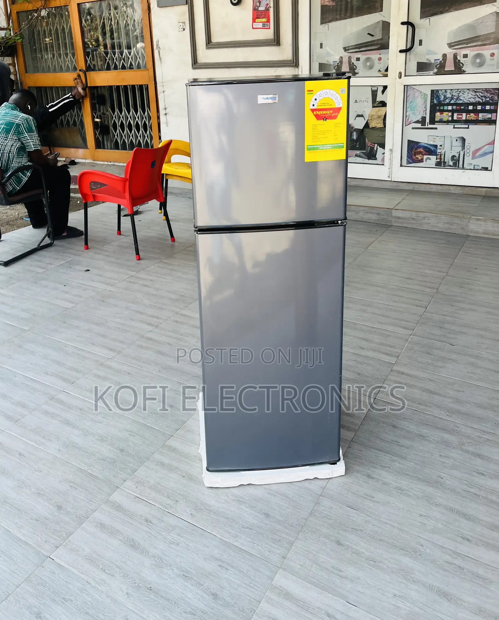 Energy Sufficient Nasco F2-18fl Double Door Refrigerator.