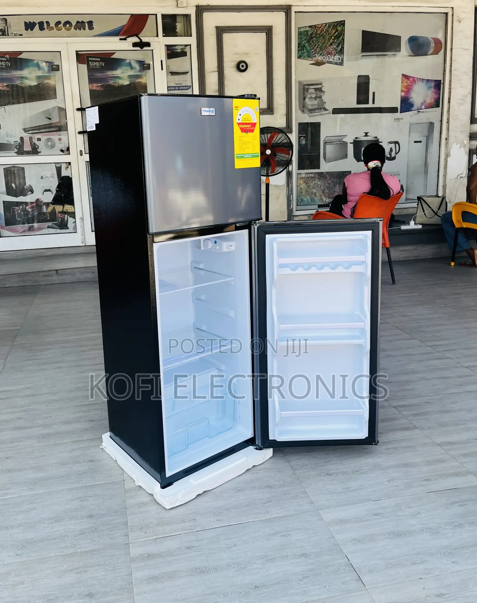Extremely Chilling Nasco F2-18fl Double Door Refrigerator.