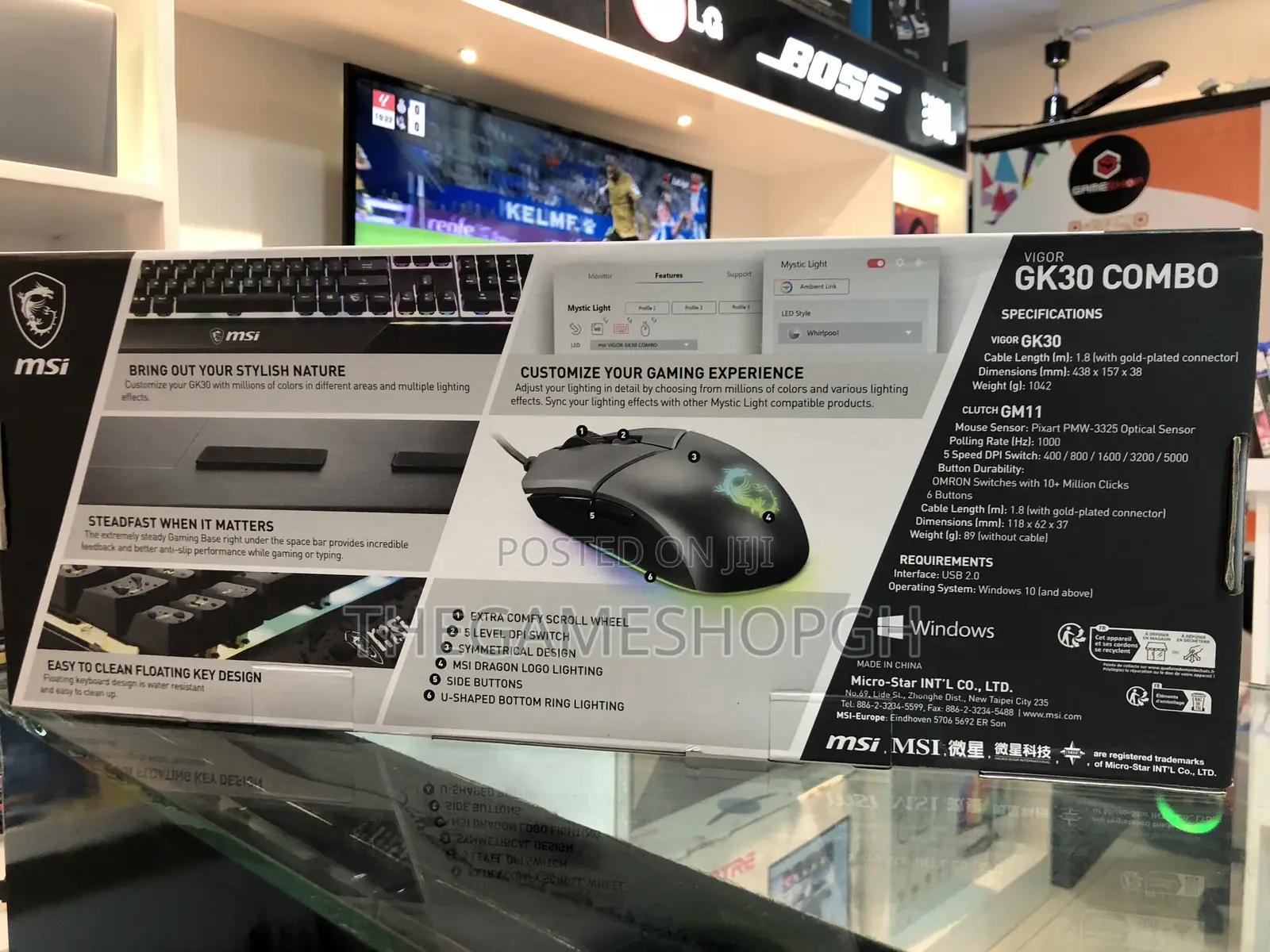 Msi Gk30 Gaming Keyboard Mouse Combo