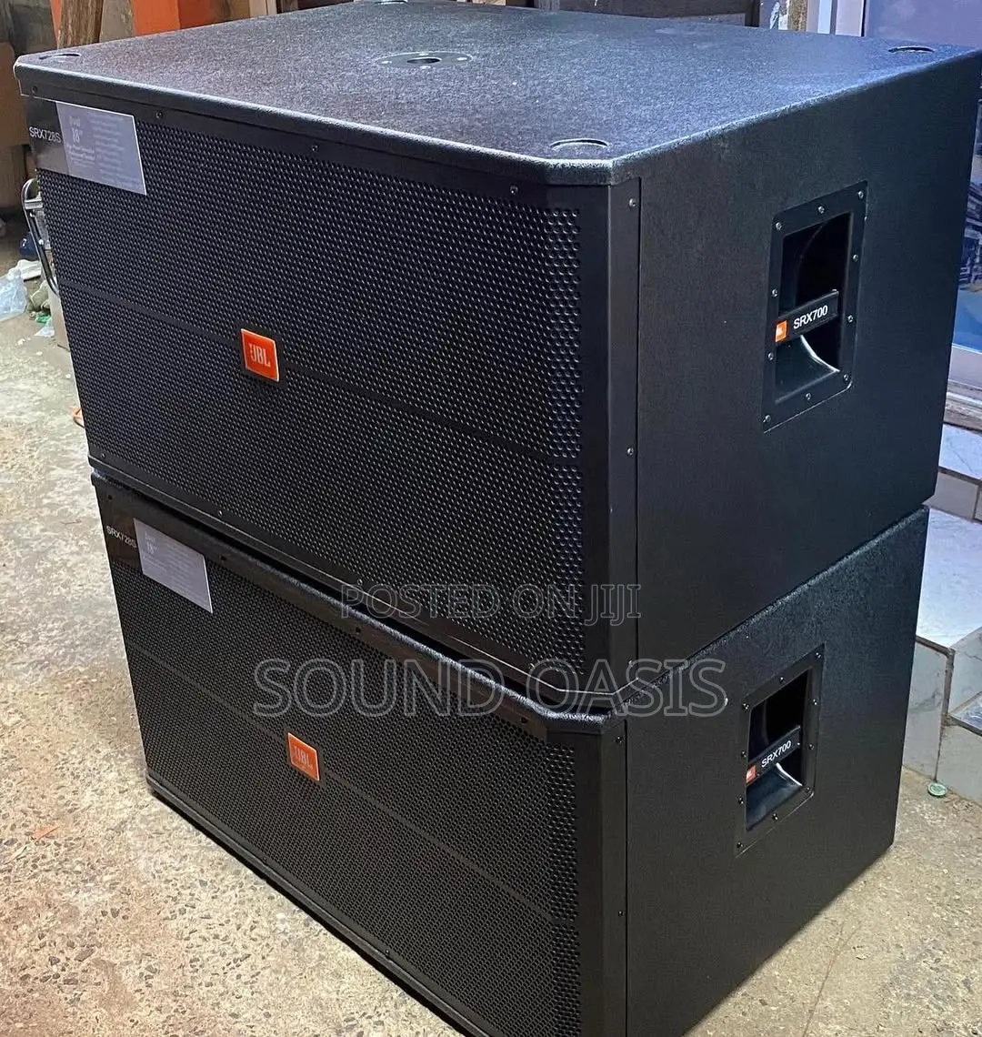 JBL Double Bass Speakers