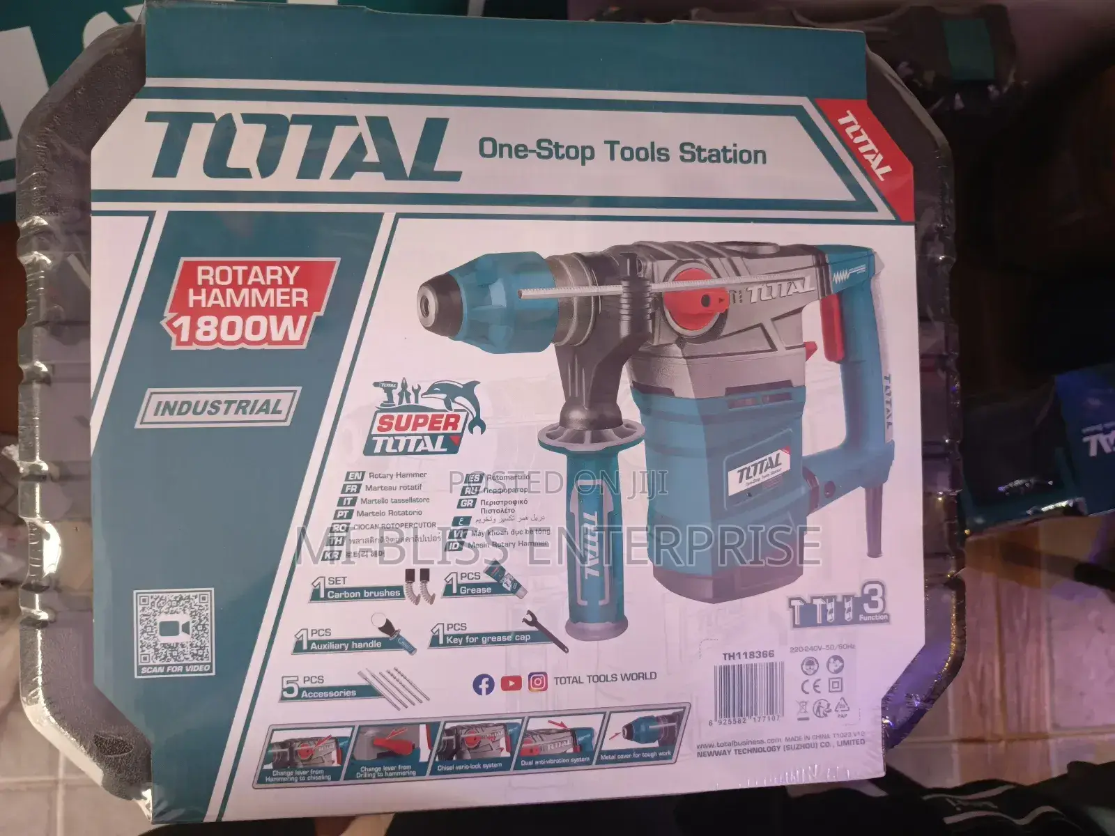 Total Rotary Hammer 1800w