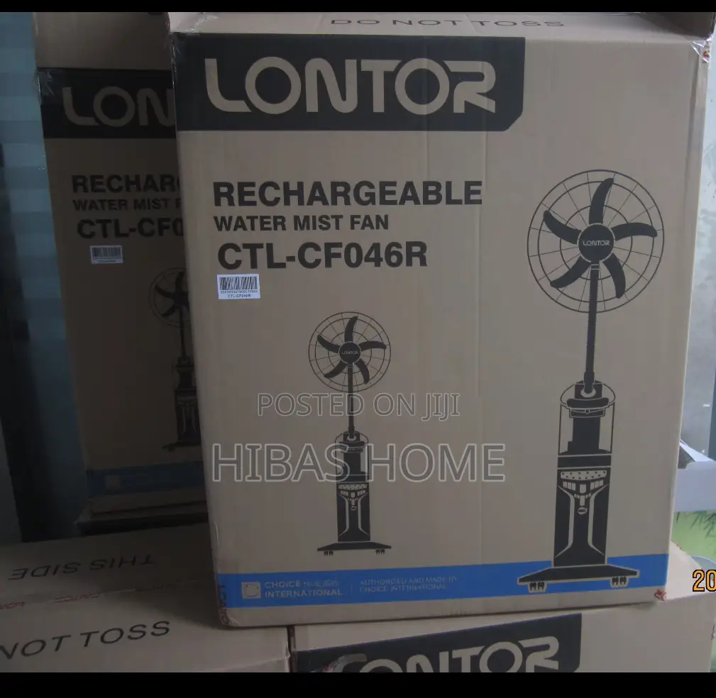 Lontor Rechargeable Fan With Mist