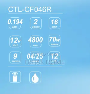 Lontor Rechargeable Fan With Mist