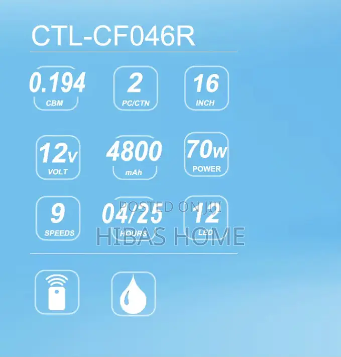 Lontor Rechargeable Fan With Mist