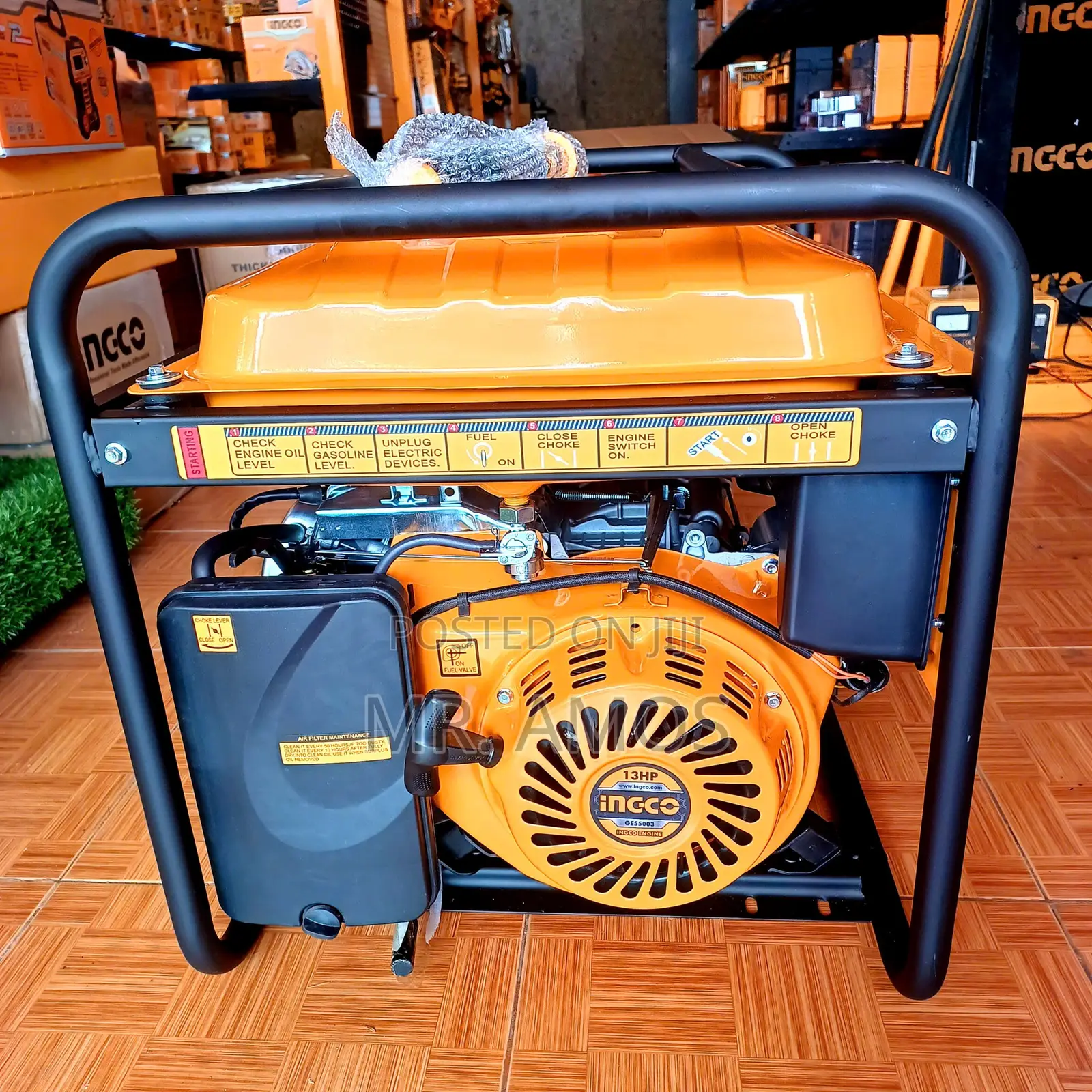 5.5kva Gasoline Generator With Recoil + Key Start System - Ge55003
