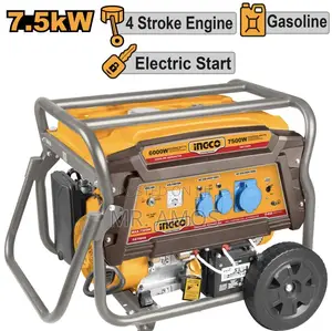 7.5kva Gasoline Generator With Recoil + Key Start - Ge75006