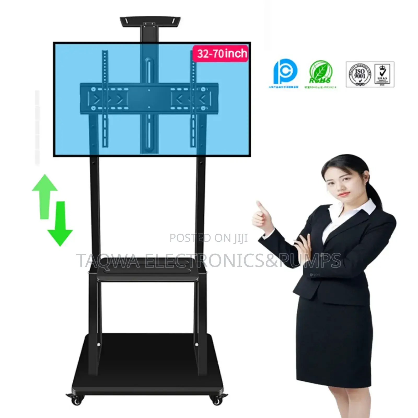 Takes 32-75 Movable Tv Stand