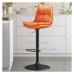 Bar Stool With Back Morden Pu Leather