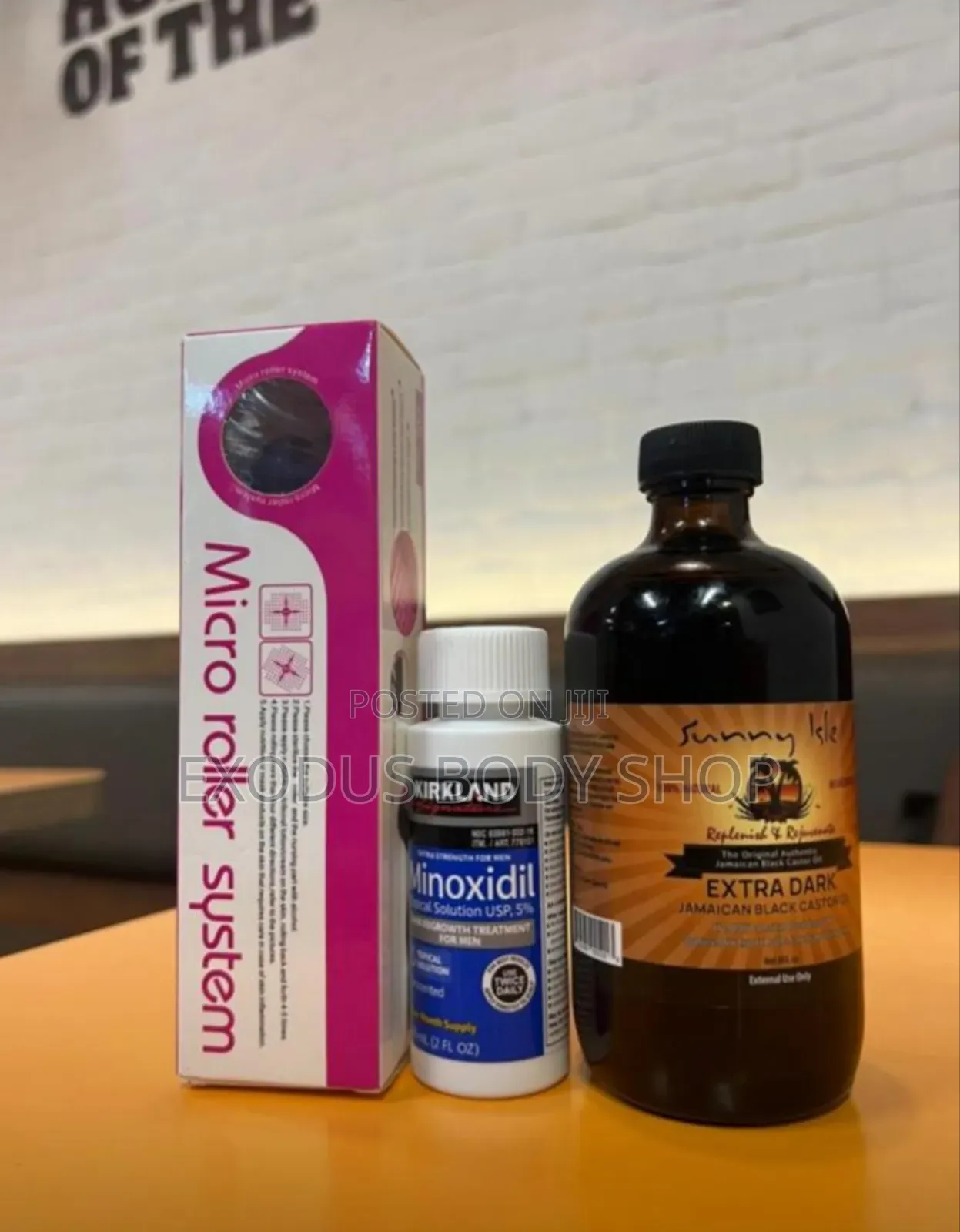 Kirkland Minoxidil, Castor Oil Derma Roller Hair Regrowth
