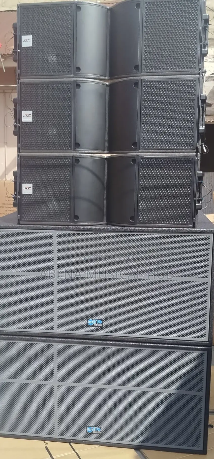 RCF Double Bass and Line Arrays (3pairs)