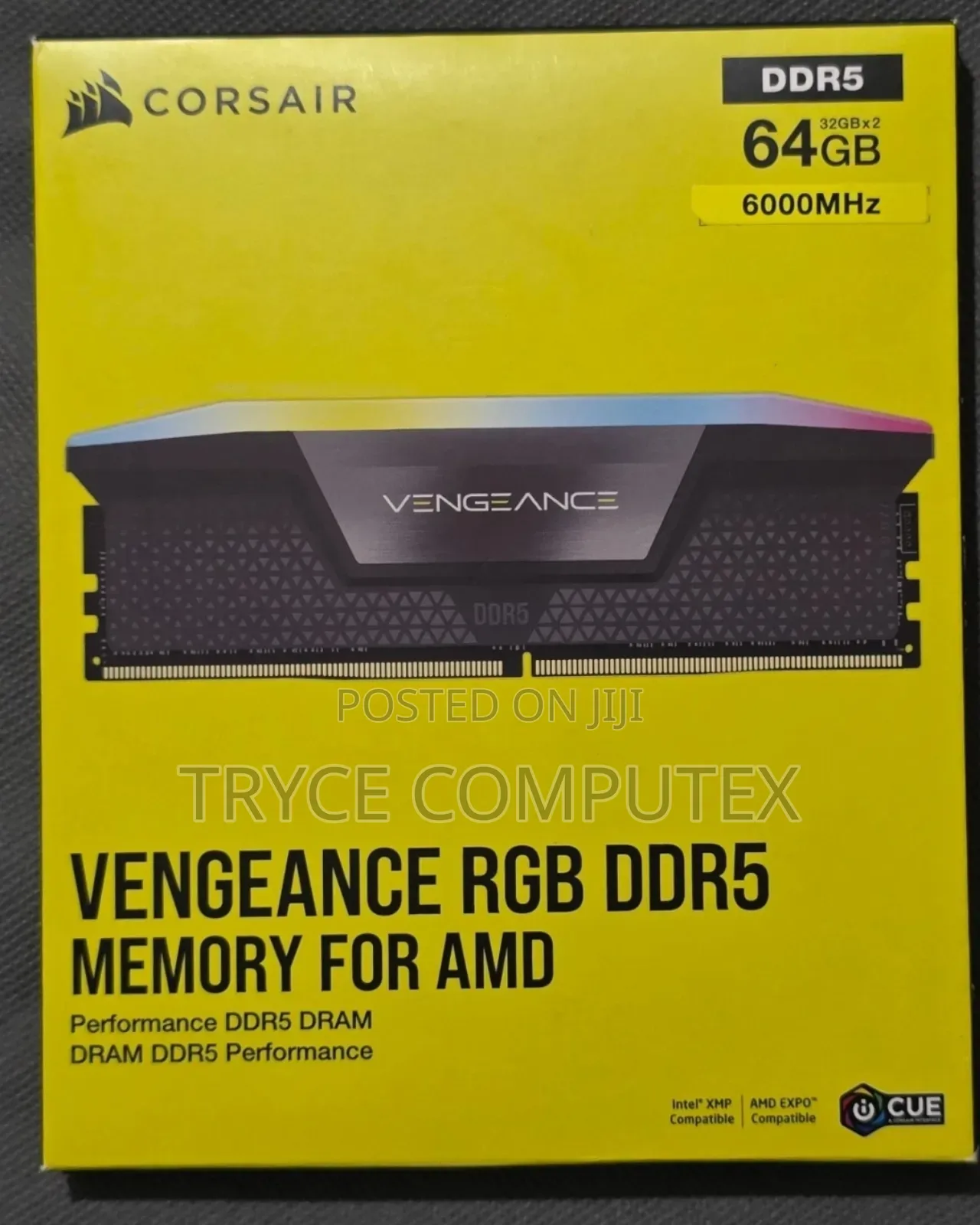 Corsair 64gb Ddr5 Ram RGB 6000mhz