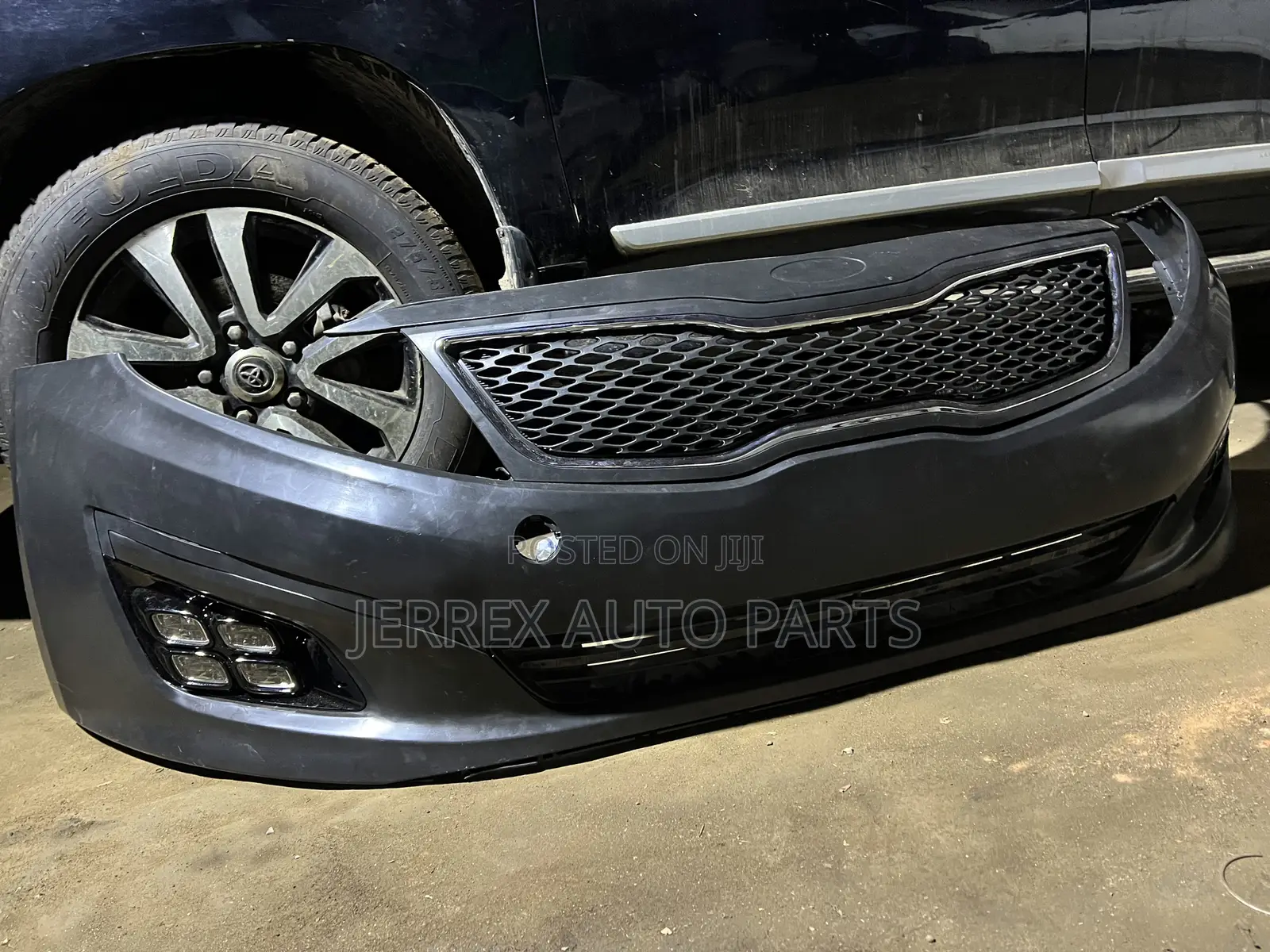 Kia Optima 2014-2015 Complete Bumper With Led Foglight