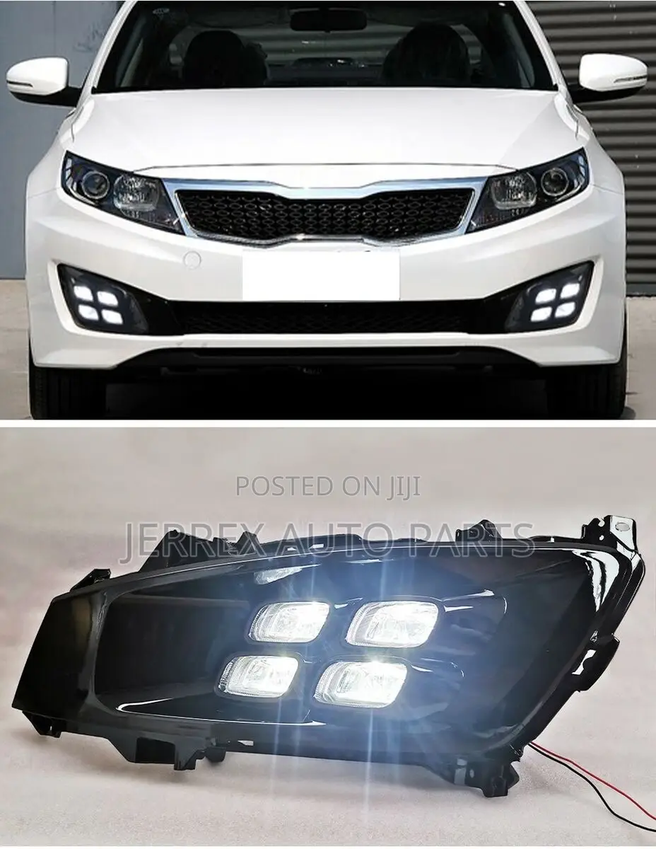 Kia Optima 2014-2015 Complete Bumper With Led Foglight