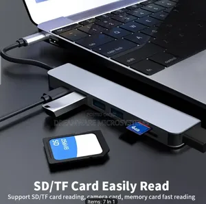 7-in-1 Sd/Tf With Card Reader HDTV Hub